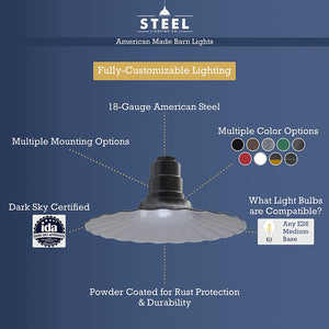 Retro wave pendant lamp industrial ceiling lamp