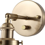 2 pack gold wall sconce industrial brass wall lamp lighting