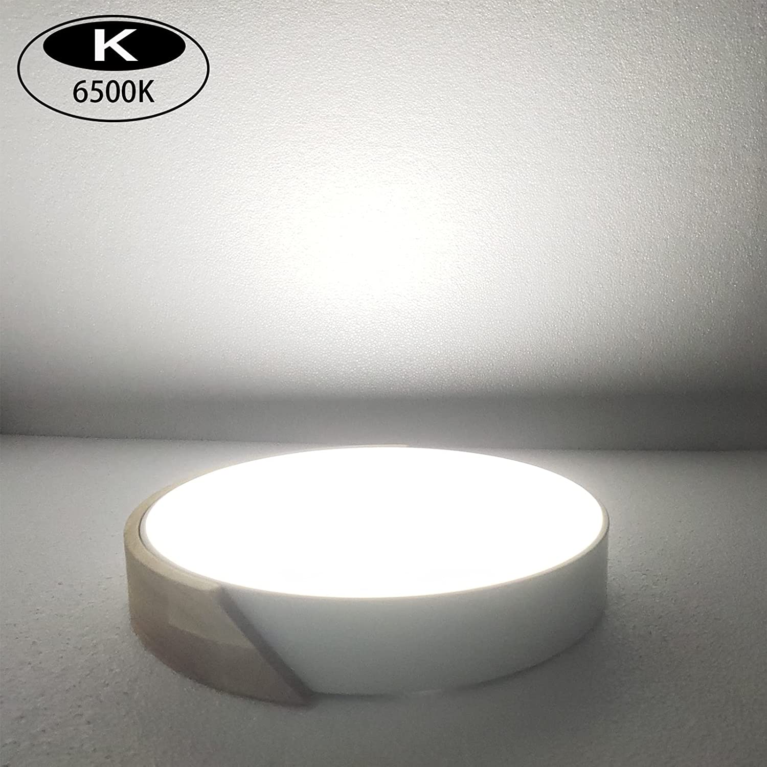LED Ceiling Lights  12 Inch Black Modern Flush Mount Lighting Fixture Round ceiling lamp