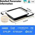 3 color modern LED flush mount ceiling light remote control close to ceiling lamp