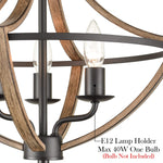 3 light antique semi flush mount ceiling light rust ceiling lamp with black and wood grain finish