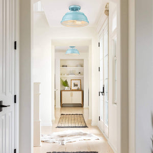 2 light modern semi flush mount close to ceiling light blue ceiling lighting