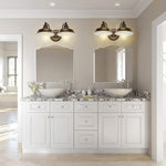 2 light rust vanity wall light black industrial wall mount lighting fixture