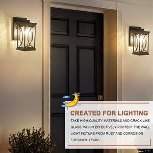 Industrial outdoor wall light fixture aluminum exterior wall lamp