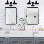 2 light rust vanity wall light black industrial wall mount lighting fixture