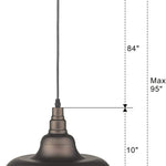Cage farmhouse pendant light vintage farmhouse light fixtures with Oil rubbed bronze finish