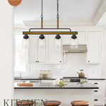 4 light farmhouse dining chandelier seeded glass black vintage hanging pendant light
