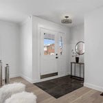 3 light modern semi flush mount light black wood left design ceiling light fixture