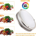 36W LED Ceiling Light Fixture 13 inch Flush Mount Light Fixture