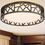 14 inch LED Flush Mount Ceiling Light round light ceilihg fixture with bronze finish