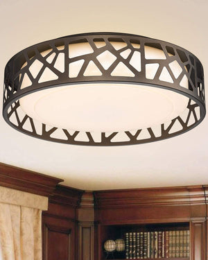 14 inch LED Flush Mount Ceiling Light round light ceilihg fixture with bronze finish