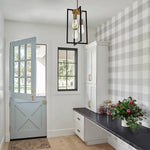 Industrial rectangle pendant light farmhouse island chandelier with black and brass finish