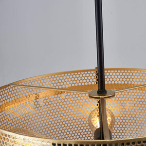 5 light farmhouse chandelier gold pendant light fixture