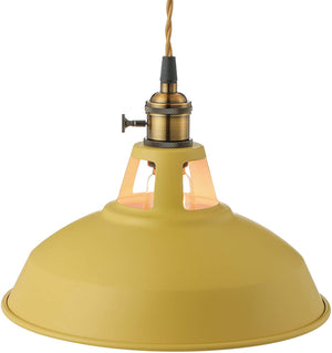 Industrial pendant Light Fixture farmhouse yellow pendant ceiling light