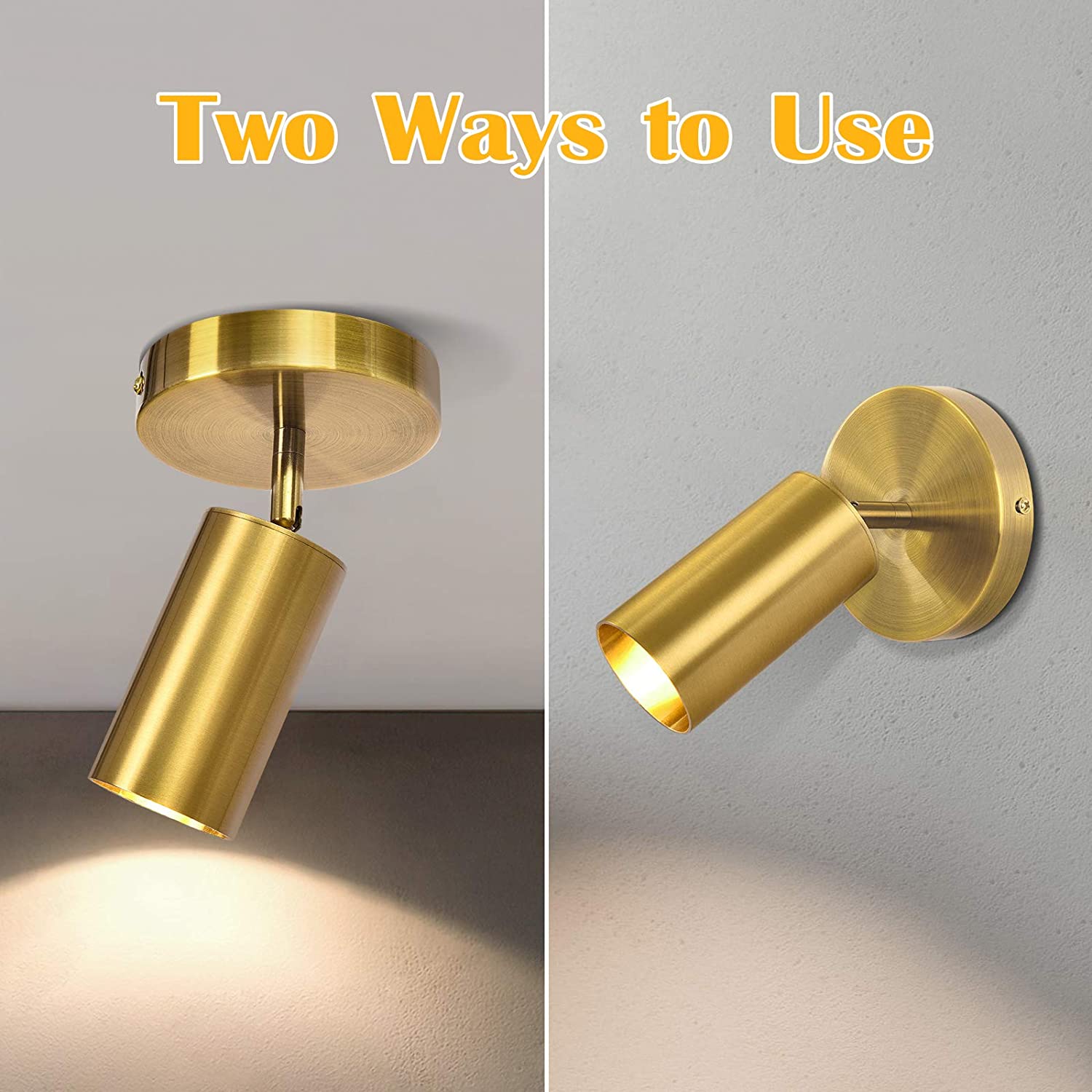 2 pack track ceiling lighting gold spotlight ceiling lamp
