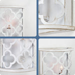 Modern simplicity wall light white frame wall fixture