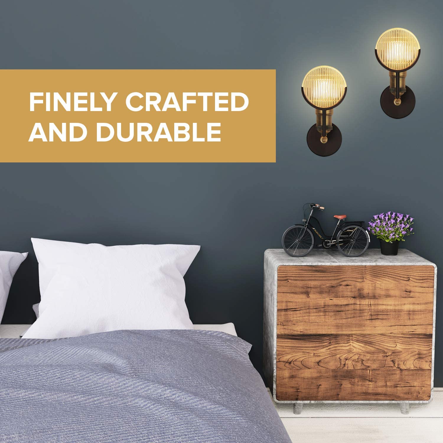 2 pack rustic wall sconce steampunk lantern wall mount fixture