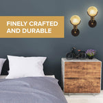 2 pack rustic wall sconce steampunk lantern wall mount fixture