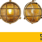 Round vintage industrial wall sconce waterproof wall light fixture