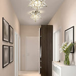 Moravian star ceiling light contemporary flush mount ceiling fixture