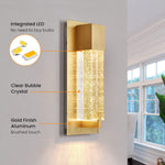 LED modern wall sconce lighting crystal vanity wall light fixture