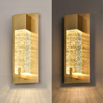 LED modern wall sconce lighting crystal vanity wall light fixture