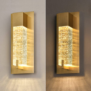LED modern wall sconce lighting crystal vanity wall light fixture