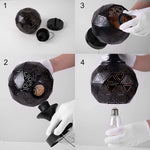 Black industrial mini semi flush mount ceiling light fixture modern ceiling lamp