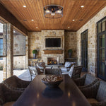3 light rust ceiling light fixture industrial cage semi flush mount ceiling lamp farmhouse lighting