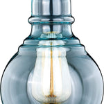 Mini Jar glass pendant light fixture modern blue pendant lamp