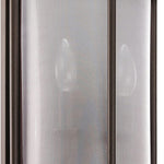 2 Light hallway wall lights vintage wall lamp with dark bronze finish