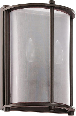 2 Light hallway wall lights vintage wall lamp with dark bronze finish
