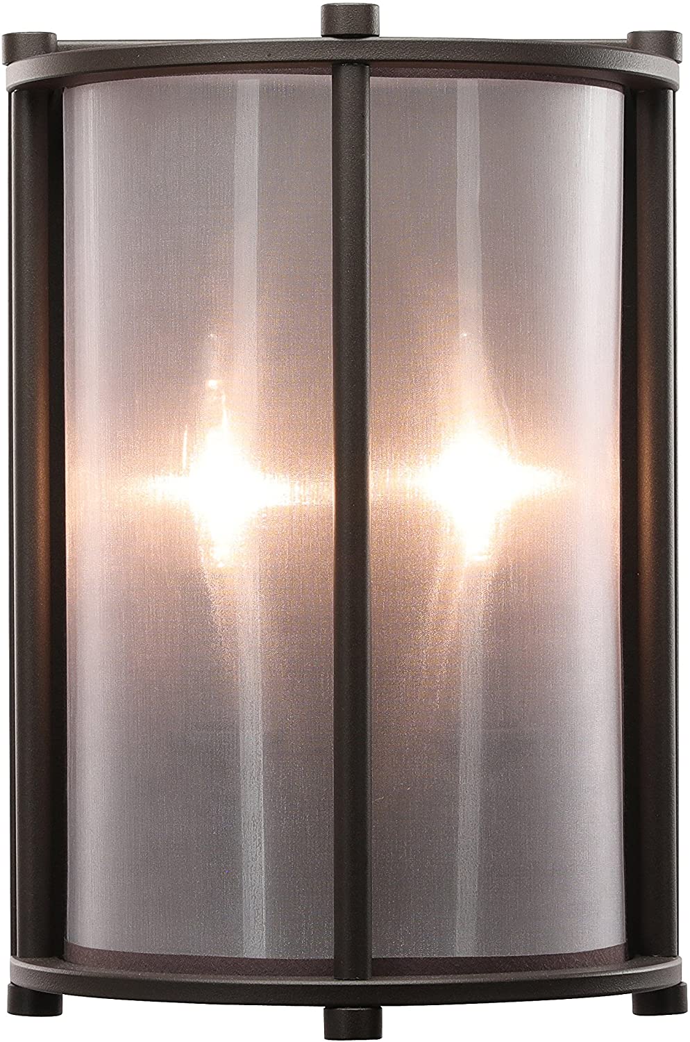 2 Light hallway wall lights vintage wall lamp with dark bronze finish