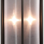 2 Light hallway wall lights vintage wall lamp with dark bronze finish