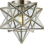 Moravian star ceiling light contemporary flush mount ceiling fixture