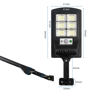 Outdoor solar induction wall light, wireless sensor LED swing arm wall sconce