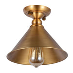 Copper ceiling light fixture semi flush mount lighting