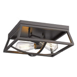 Farmhouse flush mount ceiling light fixture 2 light ceiling lamp