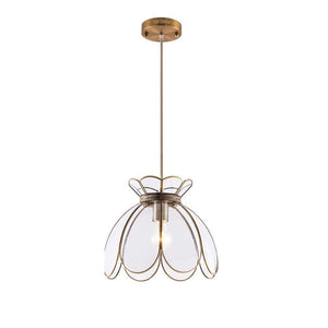Lotus flower pendant light modern grass pendant lamp
