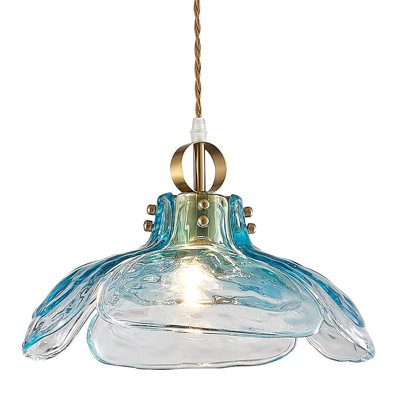 Modern hanging kitchen lights glass adjutable pendant light