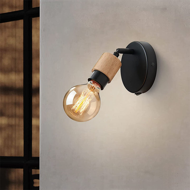 Farmhouse Black Wall Sconces with ON/Off Switch industrial wall lamp