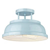 2 light blue ceiling light fixture Modern Semi Flush Ceiling Light