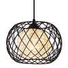 Modern basket light pendant fixture cage ceiling hanging light