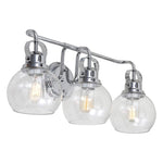 3 Light bubble glass wall lights Contemporary chrome wall lamp with chrome finish