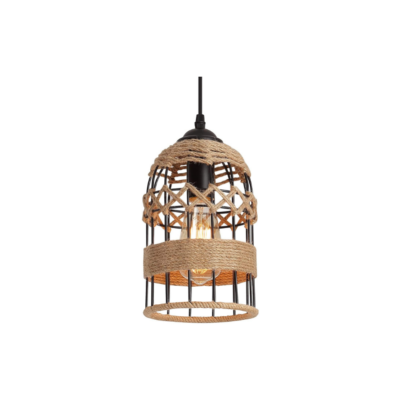 Rustic mini outlet pendant lighting