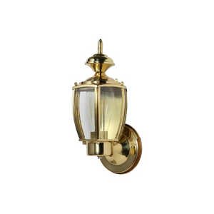 Outdoor solid brass wall sconce
