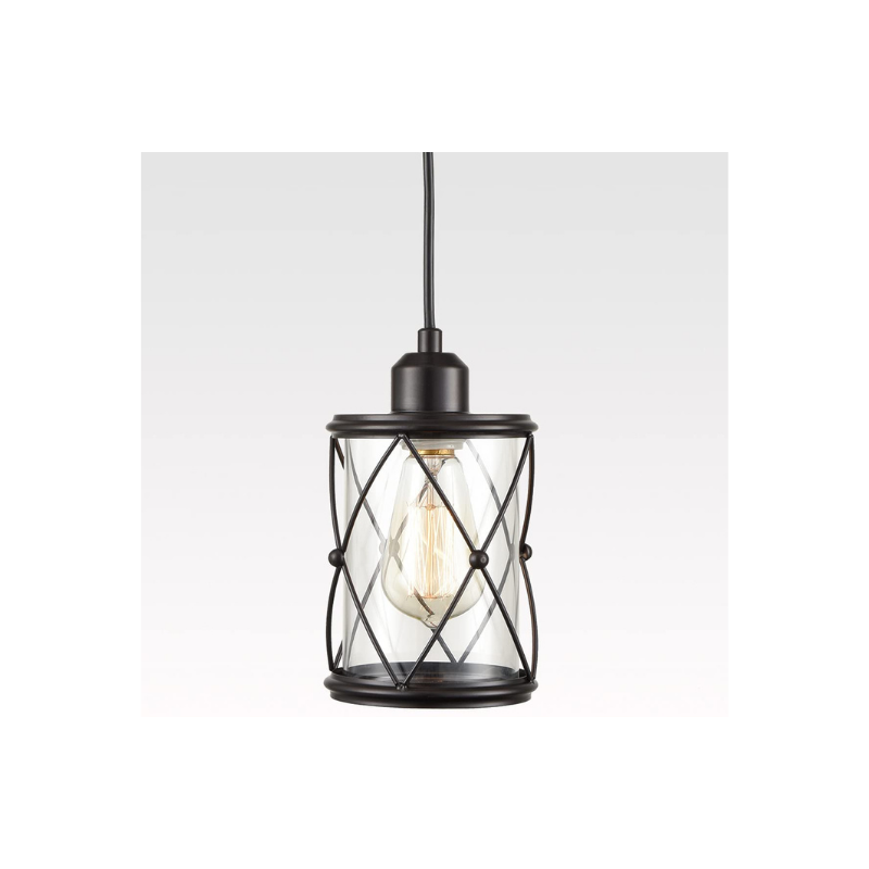 Simplicity glass pendant lighting island cage hanging light