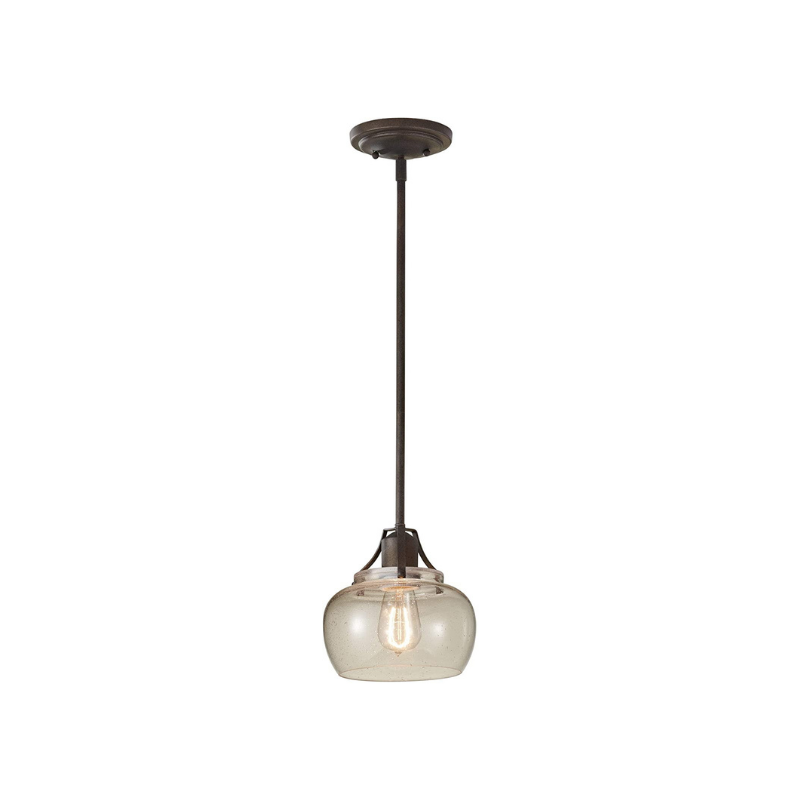 Urban Jar glass pendant light fixture industrial metal pendant lamp