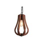 Farmhouse kitchen pendant light wood chandelier light