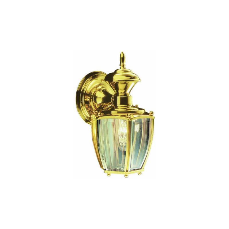 Solid brass outdoor wall light fixture